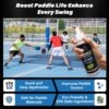 Pickleball Paddle Cleaner Spray - Removes Dirt, Ball Residue, Scuff Marks- EPA Safer Ingredients, Pickleball Accessories, Pickleball Gifts, Presidents Day Deals - 8 FL Oz (Cloth & Thumb Tape Included)