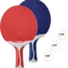 STIGA Flow Outdoor 2-Player Table Tennis Set Includes Two Outdoor Rackets and Two Outdoor Balls