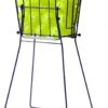 GAMMA Sports Ball Hopper Pickleball 50 - Pickleball Picker Upper with Unique Basket Shape, Reinforced Side Welds, 50-Ball Capacity, Carbon Steel, Maximum Durability