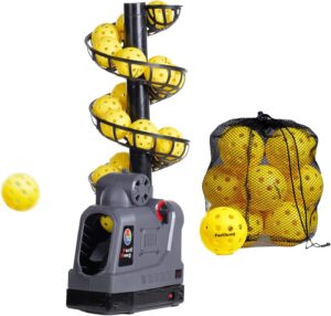 681PBH Pickleball Machine and 16-Pack Pickleball Balls Bundle