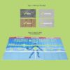 Luqeeg Pickleball Training Pad, Wall Mounted Pickleball Trainer, Portable Pickleball Practice Rebounder Training Aid, with Multiple Target Zones for Indoor and Outdoor Training Court
