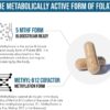 L Methyl Folate 15mg Plus Methyl B12 Cofactor – High Potency, Active 5-MTHF Form - Supports Mood, Methylation, Cognition – Bioactive Forms of Vitamin B9 & B12 (60 Capsules – 60 Servings)
