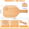 Pickleball Gifts for Women Men - Pickleball Charcuterie Boards with Handle & Box, Large Cheeseboard Wood Kitchen Decorations, 17 Inch