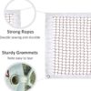 Glodwheat Badminton Net Sports Outdoor Indoor Fitness Badminton Pickleball Replacement Net for Backyard Beach Garden (20 FT x 2.5 FT)