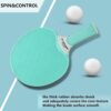 Senston Table Tennis Rackets Set, Professional Table Tennis Racket with 3 Balls, Composite Rubber Ping Pong Paddle Set
