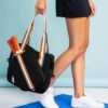 KEDZIE Pickleball Tote Bags Pickleball Crossbody Bag Portable Pickle Ball Bag For Women and Men