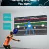 Pickleball Training Pad, Practice Pickleball Dink Skill and Training Aid Equipment for Indoor and Outdoor Training Court