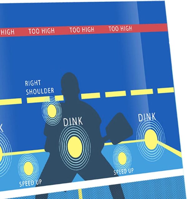 Pickleball Dink Pad Pickleball Practice Poster Training Aid Pickleball Practice Equipment for Exercise Beginners Men Women