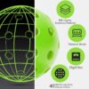 Navona Premium 40-Holes Green Outdoor Pickleball Balls