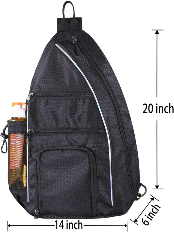 Pickleball Bag - Pickleball Bags for Women Men - Pickleball Backpack - Travel Pickleball Paddle Case, Pickle Ball Bag for Pickleball Paddle Tennis Racket, Protable Pickleball Sling Bag
