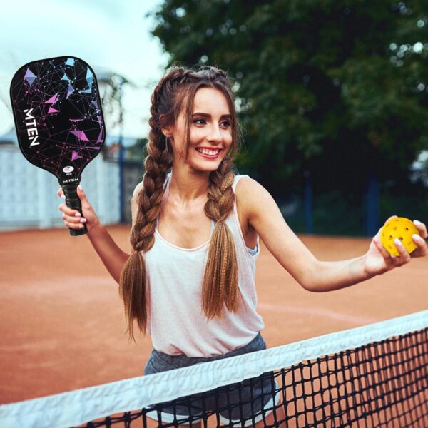 Pickleball Paddles, USAPA Approved Fiberglass Surface Pickleball Set with Pickleball Rackets, Pickleball Paddles Set ​for Men Women