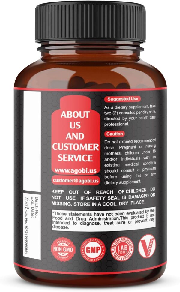 agobi 11in1 Testosterone Supplement - 120 Capsules for 2 Month