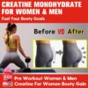 Creatine Monohydrate Gummies for Men & Women - Creatine Pre-Workout Gummies with Taurine & Vitamin B6 B12 for Maximum Strength, Muscle, Energy, Endurance & Focus, Organic, Vegan - 120 Count
