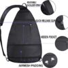 Pickleball Bag - Pickleball Bags for Women Men - Pickleball Backpack - Travel Pickleball Paddle Case, Pickle Ball Bag for Pickleball Paddle Tennis Racket, Protable Pickleball Sling Bag