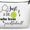 Pickleball Gifts,PickleBall Makeup Bag,Birthday Gifts for Friendship,Womens Birthday Gifts,Gifts for Pickleball Lovers,Sister,Friends