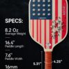 Pro Pickleball-Paddle 16mm, T700 Carbon Fiber Textured Surface (CFS), USAPA Approved Hybrid Control Paddle with Cover, 2025 High Grit & Spin Racket, Intermediate, Advanced