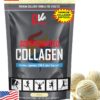 PhysiVantage Supercharged Collagen Peptides Powder - Hydrolyzed Collagen for Joint, Tendon, Ligament, & Skin Health Support - Vanilla, Keto, Paleo, 16oz | Enhanced with Vitamin C, BCAAs, Grass-Fed