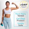 Creatine Monohydrate Gummies Blueberry for Men & Women, 100% Creatine Blueberry Gummies, 5g per Serving + Vegan, Sugar Free + Strength, Energy, Muscle & Booty Gain - 120 Count