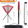 X-ACE Ball Picker and Hopper for Pickleball or Tennis | 15-Ball Tube & 80-Ball Basket | Training Use No Bending | with Shoulder Strap Bag