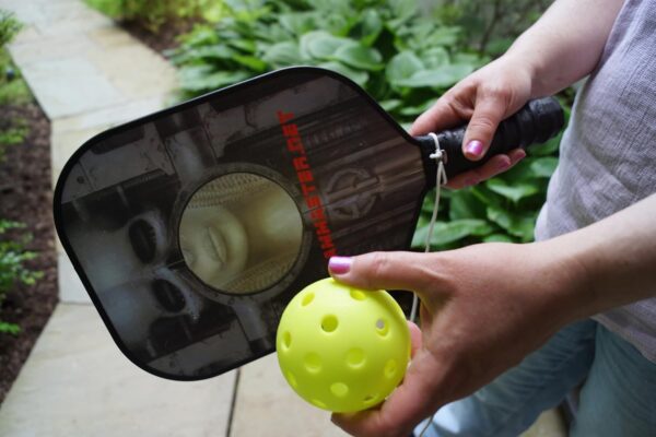 Slam Master Economy Pickleball Practice/Training/Drill Device, Attachable to Paddle