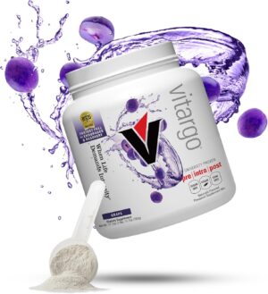 Vitargo Carbohydrate Powder | Feed Muscle Glycogen 2X Faster | 1 LB Grape Pre Workout & Post Workout Recovery Powder | Carb Supplement for Recovery, Endurance, Gain Muscle Mass