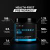 Kaged Sport Pre Workout Powder for Men & Women, Fruit Punch, Sport Certified, 188mg Caffeine, Nitric Oxide Supplement, Beta Alanine for Energy, Weightlifting, Cardio Endurance & Strength, 20 Servings