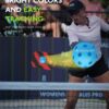 Warping Point Indoor Pickleball Balls | 26 Holes | 4 Pack, 12 Pack | Meet USAPA Specifications | High Bounce Durable Practice Pickle Ball with Mesh Bag for Beginner Intermediate Player | Orange, Blue