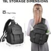 CHICECO Pickleball Backpack for Women, Pickleball Sling Bag,Waterpoof Nylon Pickleball Bag for Women Holds 2 Paddles (Black)