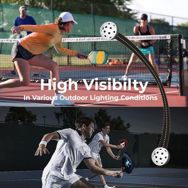 DH Mythic Outdoor Pickleball Dual-Tone Balls 6-Pack, Unique Dual Colors, Mythology-Inspired, 40-Hole High Bounce, USAPA Compliant for Divine Performance