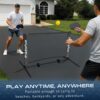 Mini Pickleball Net 5 ft - Pickleball Dink Net for Training for Indoor and Outdoor, Regulation Height 3 ft., Quick Set Up Design, Lightweight and Durable