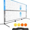 HY Mount Portable Pickleball Net Set Half Court 10 FT