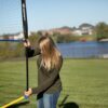 Triumph Sports Multi-Sport Versatile Combo Outdoor Game Net Set Includes Volleyball, Badminton, and Pickleball, Blue (35-7510-2)
