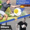 High Elasticity Pickleball Trainer - Double Upgraded Match Buddy Pickleball Rebounder with 164FT Rope & 2 TPR Balls, Durable Outdoor Indoor Training Aid Solo Practice Accessories for Beginner