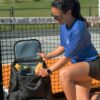 MOMENT MW-PRO Pickleball Bag | 2 Fence Hook Straps | 4 Pockets for Paddles, Balls, Shoes | Spacious Storage | Travel Ready