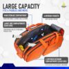 JOOLA Tour Elite Pickleball Bag - Backpack & Duffle Bag for Pickleball Paddles & Accessories - Holds 4+ Paddles - Includes Fence Hook - Choose from Multiple Colors.