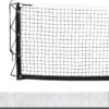 Pickleball Replacement Net 22x3ft, Heavy Duty Indoor/Outdoor, Official Regulation Size, Black & White