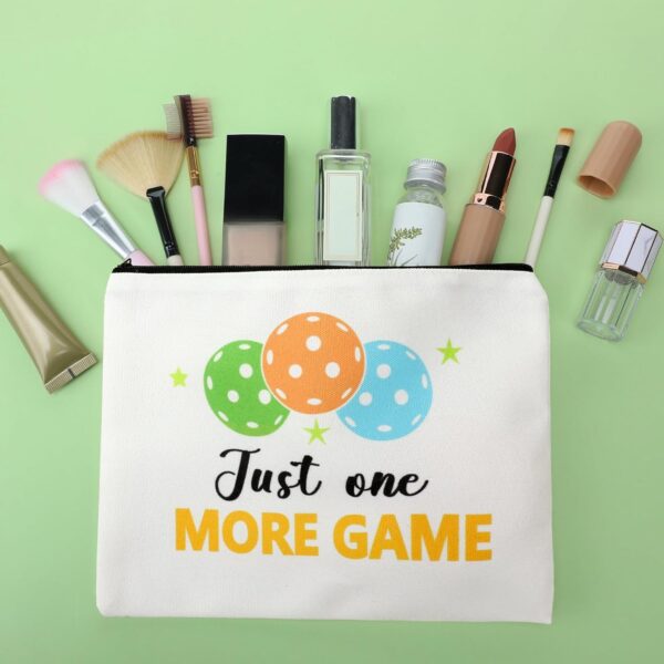 Paterr 12 Pieces Dink Ball Makeup Bags Sports Cosmetic Bag Funny Travel Organizer Zipper Pouch Dink Ball Lovers Gifts Christmas Gifts for Women Girls(Classic Style)