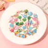 30PCS Pickleball Charms for Jewelry Making, Pickleball Necklace Bracelet Earrings Making Charms Bulk, Enamel pickleball Paddle Pendant Charm for DIY pickleball Accessories Crafts Jewelry Gifts