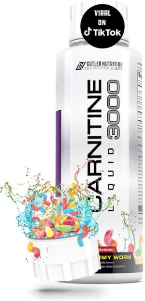 Cutler Nutrition Liquid L-Carnitine Supplement with Acetyl L-Carnitine & L-Carnitine Tartrate Forms - Pre Workout Formula for Optimal Absorption, Energy & Muscle Support