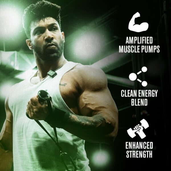 Jacked Factory NITROSURGE Pre Workout Supplement - Energy Booster, Instant Strength Gains, Clear Focus & Intense Pumps - NO Booster & Powerful Preworkout Energy Powder - 30 Servings, Blue Raspberry