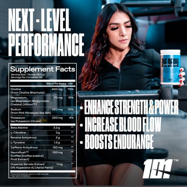 ONE OF ONE Sport Pre-Workout Powder, 30 Servings, Pineapple Punch Flavor, Nutritional Supplement, Exercise & Athletic Performance