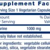 Life Extension Taurine, Pure Taurine Amino Acid Supplement, Heart, Liver and Brain Health, Longevity, Muscle and Exercise, 1000 mg dose, Non-GMO, Gluten-Free, Vegetarian, 90 Vegetarian Capsules