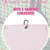 Embroidered Pickleball Towel, Funny Gift for Women, 16"x 24" Microfiber Towel, Pink, Initial D