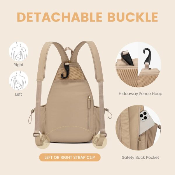 Sucipi Pickleball Backpack for Women - Lightweight Sling Bag for Pickleball and Padel Lovers