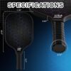99.9% T300 Carbon Fiber Pickleball Paddles Set of 2 Lightweight Indoor Outdoor Games Equipment Beginner Intermediate Pro Sports Accessories Gifts
