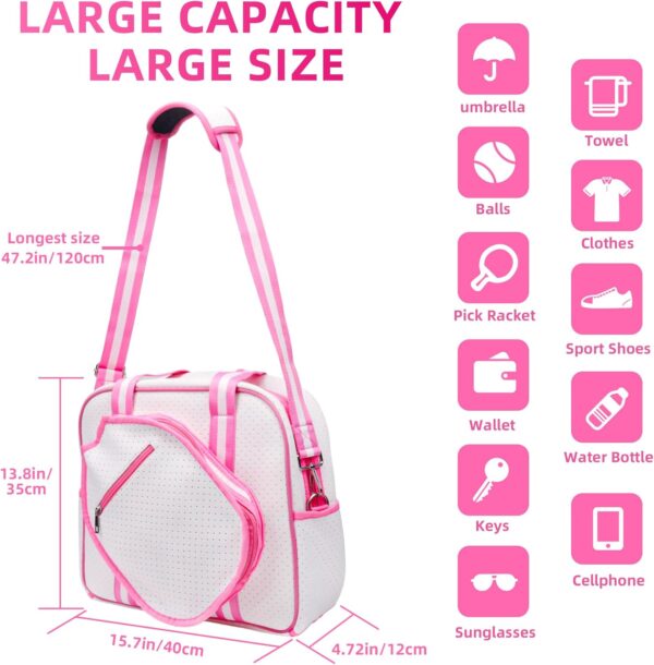Luxury Pickleball Bags for Women, Cute Paddle Bag Gifts