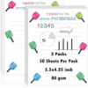 XUWAIDSGN 2pcs Pickleball Notepads 50 pages Things To Do After Pickleball Notepad 4x6 lined Memo Notepads Cute Note Pads Easy to Tear Funny Pickleball Gifts For Office Supplies Organize Tasks Notes
