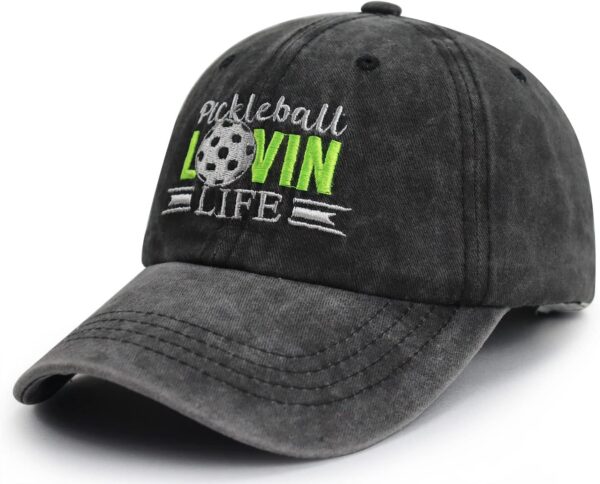 Dink Responsibly Pickleball Hat for Men Women, Funny Pickleball Balls Gifts, Adjustable Embroidered Baseball Cap