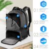 BROTOU Soccer Backpack Sports Bag with Ball Holder and Shoe Compartment for Football Basketball Volleyball Rugby