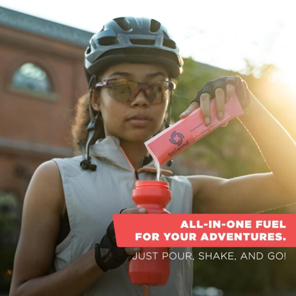 Tailwind Nutrition Endurance Fuel, Electrolyte & Hydration Sports Drink Mix Powder with Caffeine, Gluten-Free, Vegan, Raspberry Buzz, 30 Servings (Caffeinated)